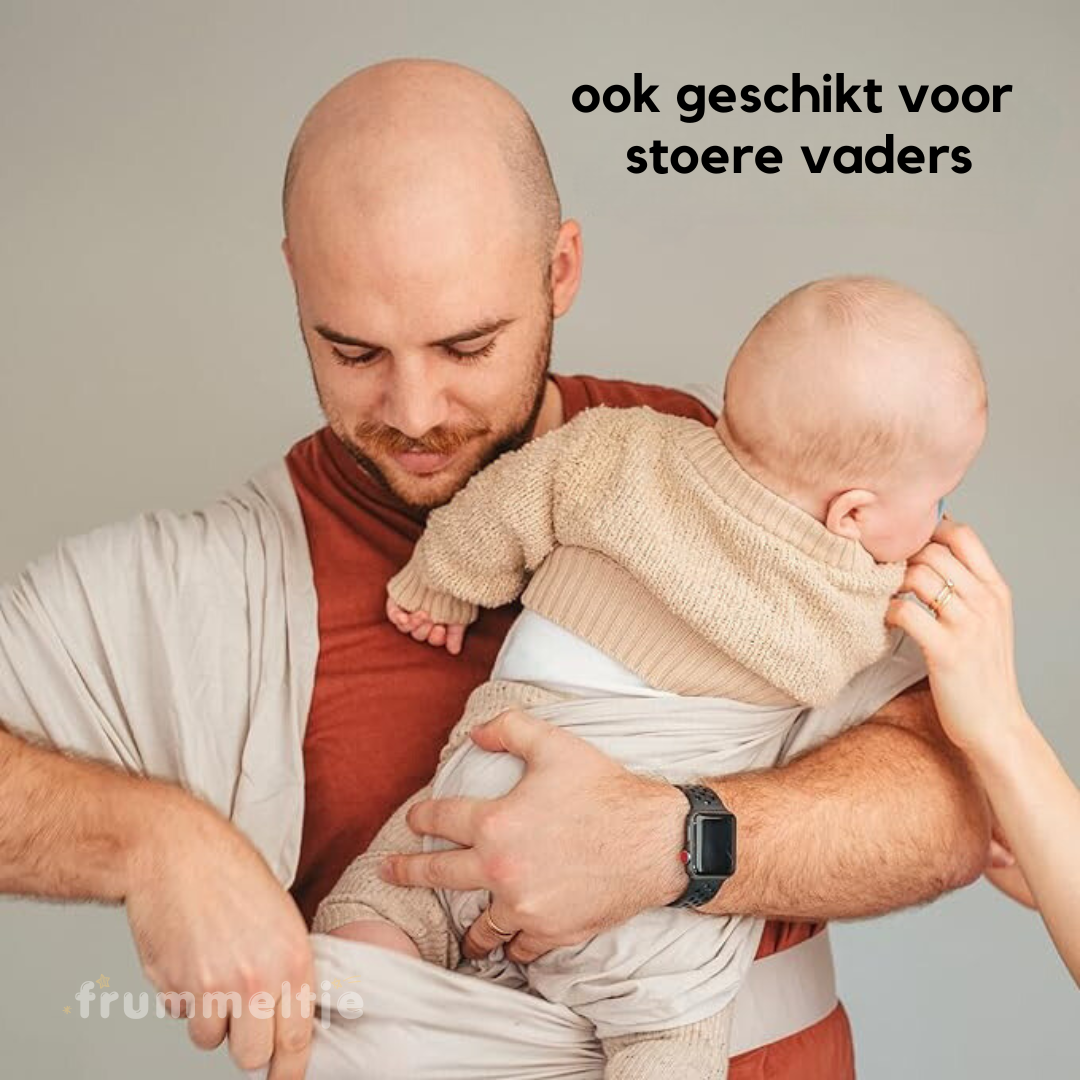 Rückenfreundliche Babytrage, stützt optimal Baby & Eltern, ideal für ergonomisches Tragen.