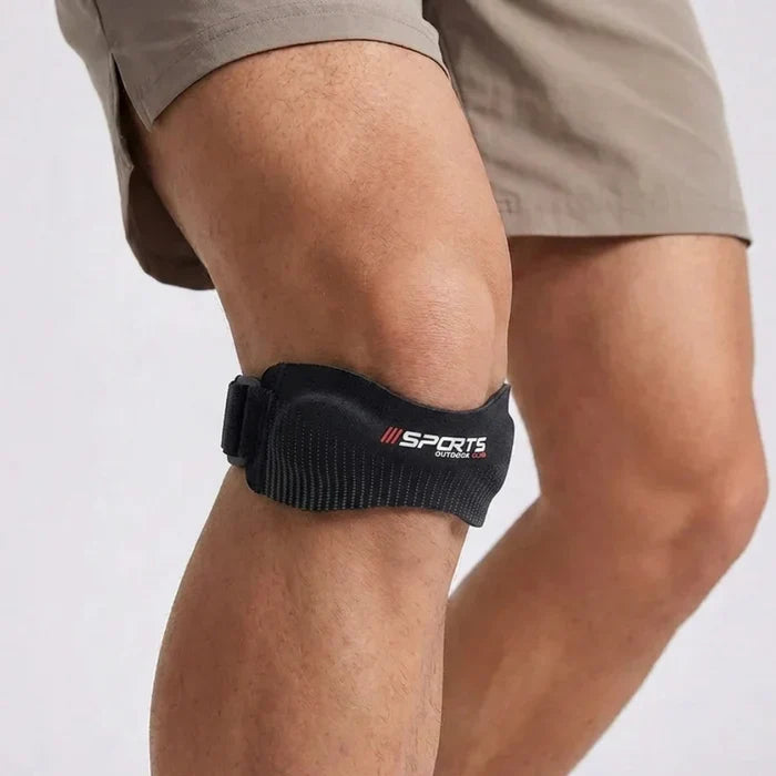 Unisex Knieorthese zur Patella-Stabilisierung, verstellbar, für Sport, Laufen & präventiven Knieschutz.