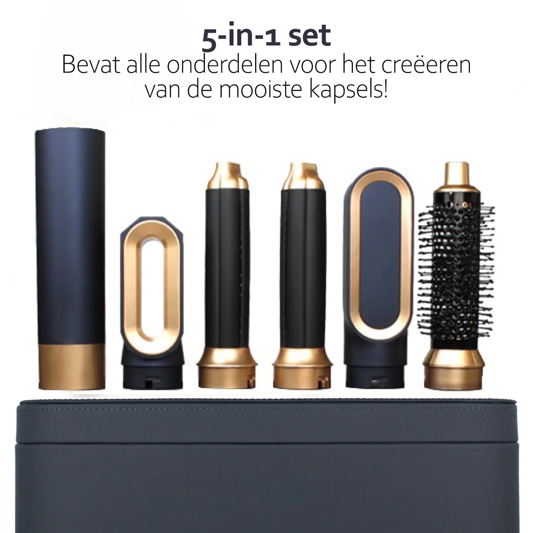 Elektrischer Multi-Haarstyler für Damen. Kreieren Sie mühelos Locken, glattes Haar oder voluminöse Looks.