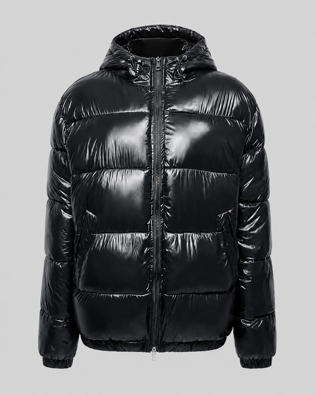 Modische Damen Steppjacke in Schwarz, tailliert, ideal für Freizeit & Outdoor. Bietet optimalen Kälteschutz.