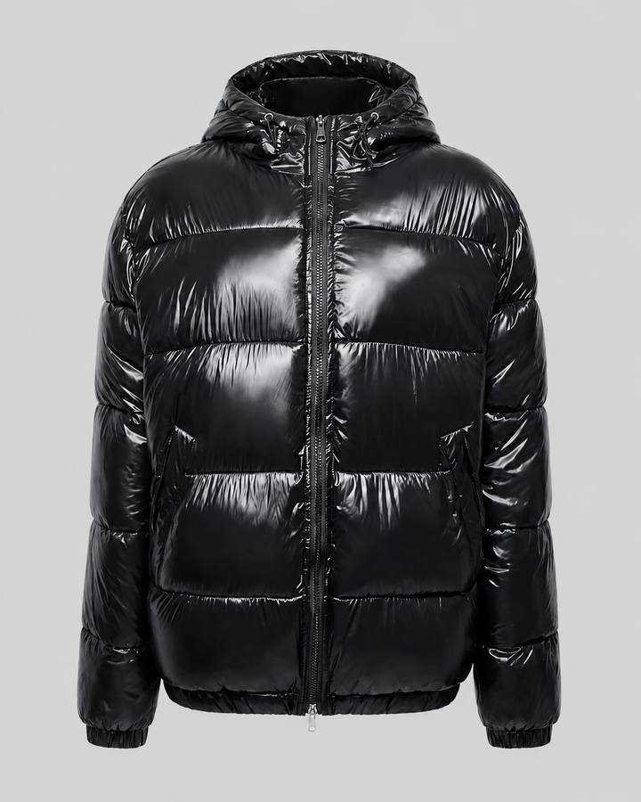 Modische Damen Steppjacke in Schwarz, tailliert, ideal für Freizeit & Outdoor. Bietet optimalen Kälteschutz.