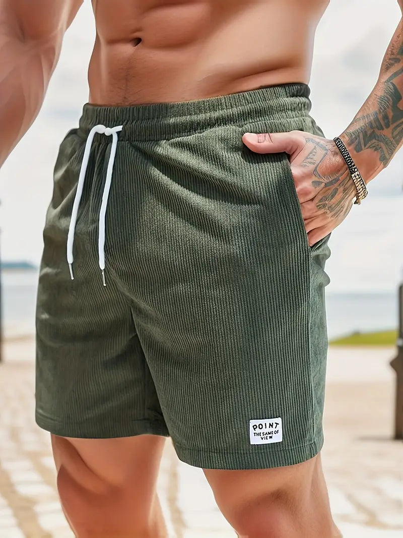 Sportliche Herren Badehose Regular Fit, schnelltrocknend für Schwimmen & Freizeit am Strand.