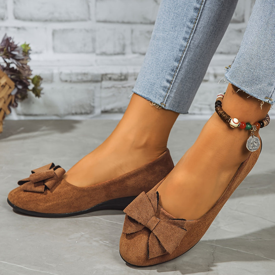 Blaue Damen Ballerinas, stilvolle Flats mit gepolsterter Innensohle.