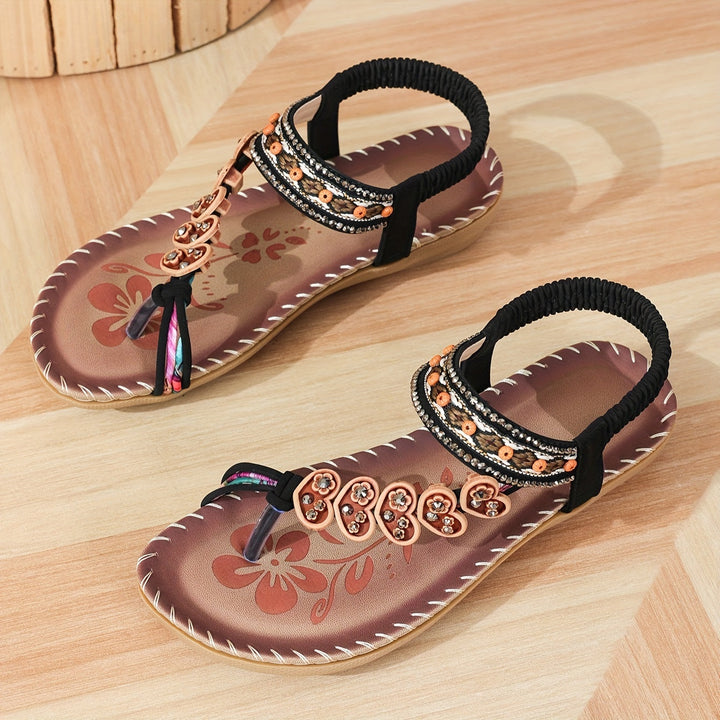 Bequeme Damen Sandalen mit orthopädischem Fußbett & verstellbaren Riemen.