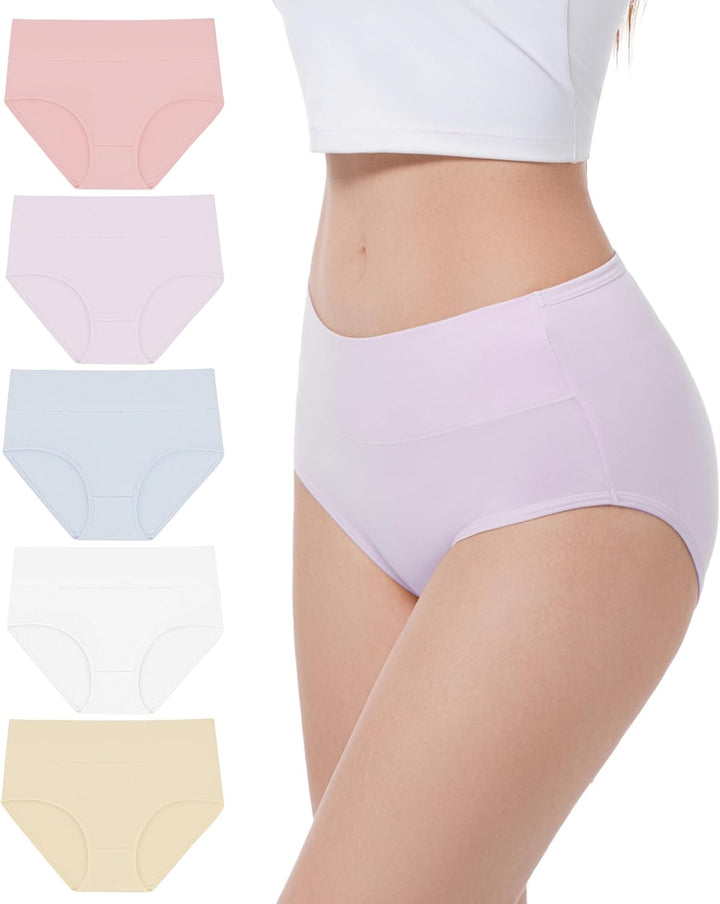 Elegante Damen High-Waist Unterwäsche in Beige, Schwarz & Weiß. Ultimativer Komfort und super Passform für Frauen.