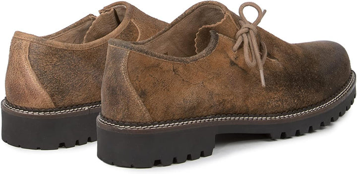 Vintage-Stil Haferlschuhe in Leder für Herren. Zeitlose Trachtenschuhe, ideal für traditionelle Anlässe.