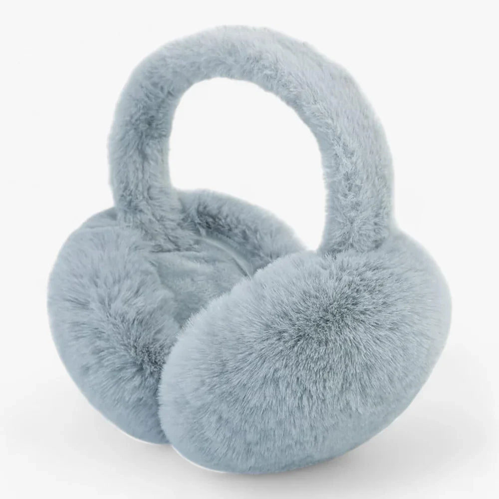Hochwertige Damen Plüsch-Ohrwärmer, weich & warm. Das ideale Winteraccessoire für kalte Tage.