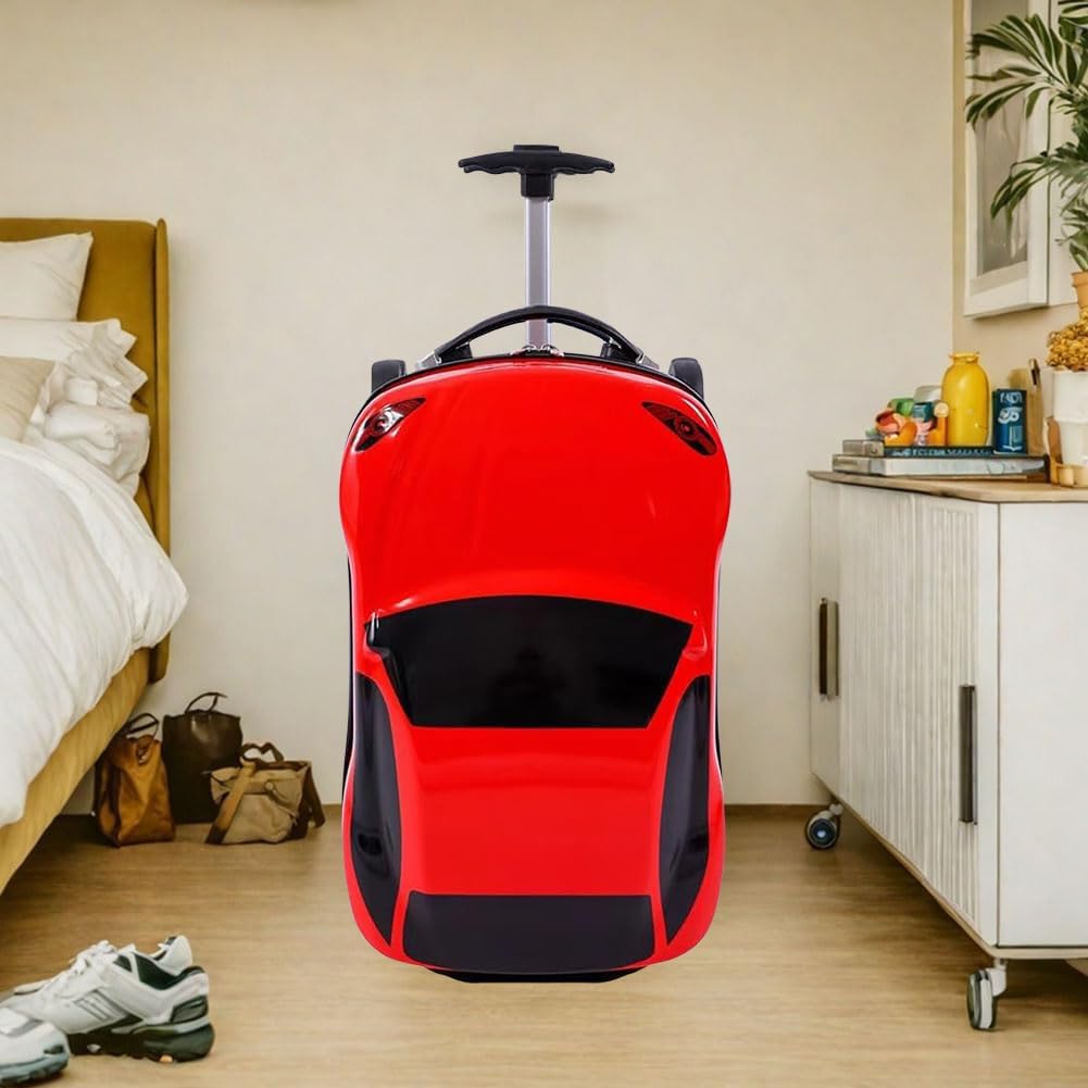 Bunter Kindertrolley (45 cm) als Autokoffer, ideal für Reisen und kinderfreundliches Gepäck.