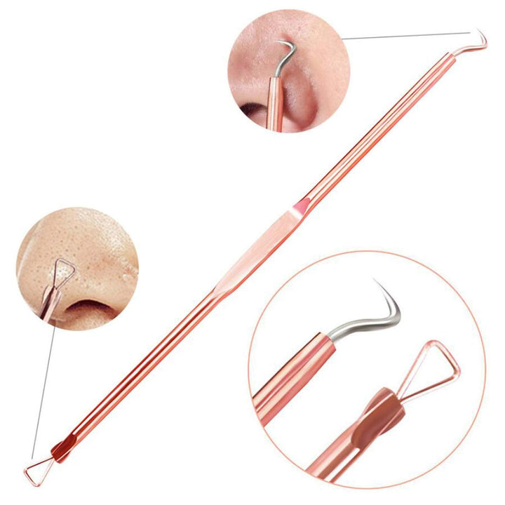 Für klare Haut: Unisex Mitesser- & Pickelentferner-Kit. Entfernt Unreinheiten sanft und effektiv bei Akne.