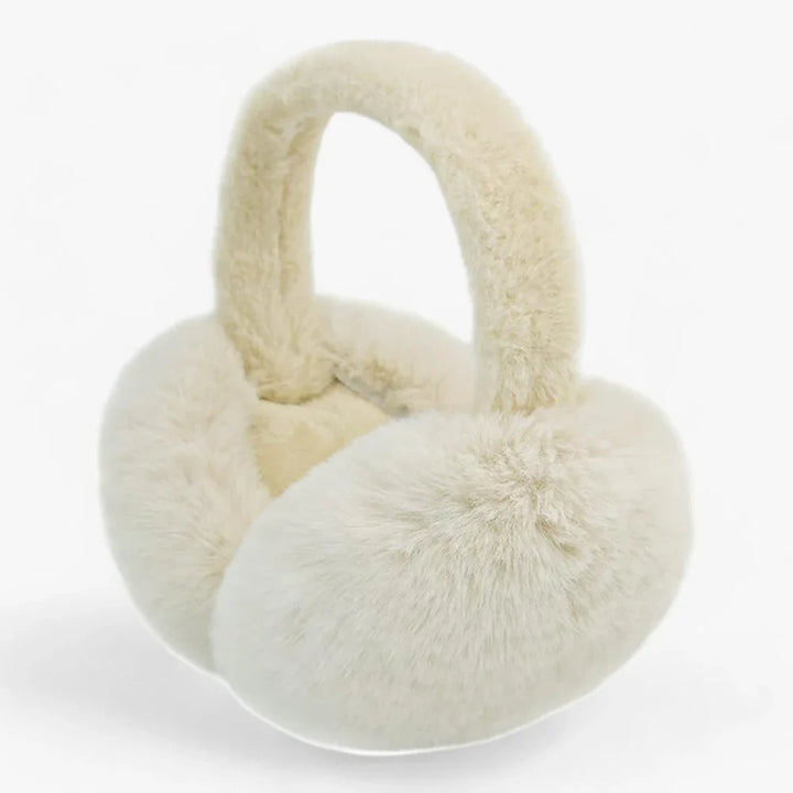 Praktische Damen Plüsch-Ohrwärmer für Winter-Outdoor. Bietet zuverlässigen Ohrenschutz & Wärme.