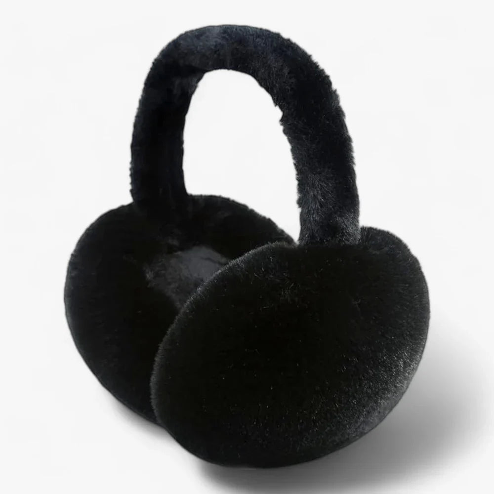 Geschenkidee: Kuschelige Damen Plüsch-Ohrwärmer für stilvollen Kälteschutz und warme Ohren im Winter.