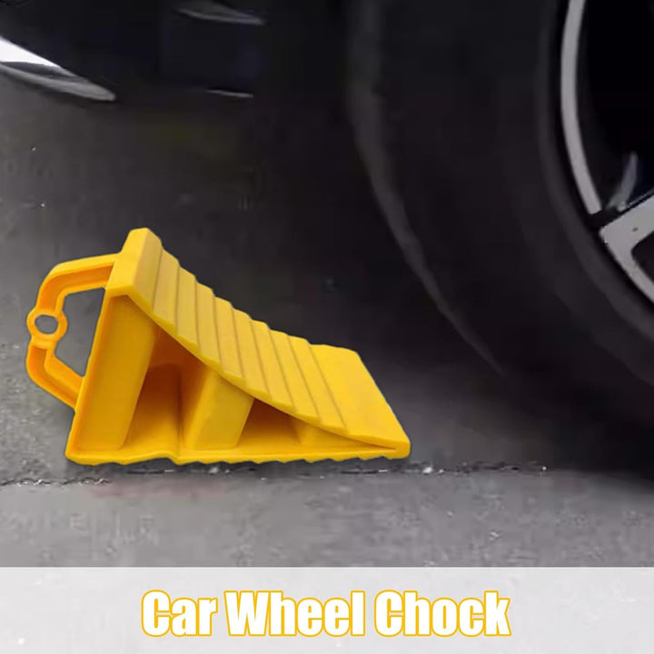 Stabile Griptura Radkeile aus robustem Kunststoff, ideal für LKW, Auto & Anhänger. Rutschfester Unterlegkeil.