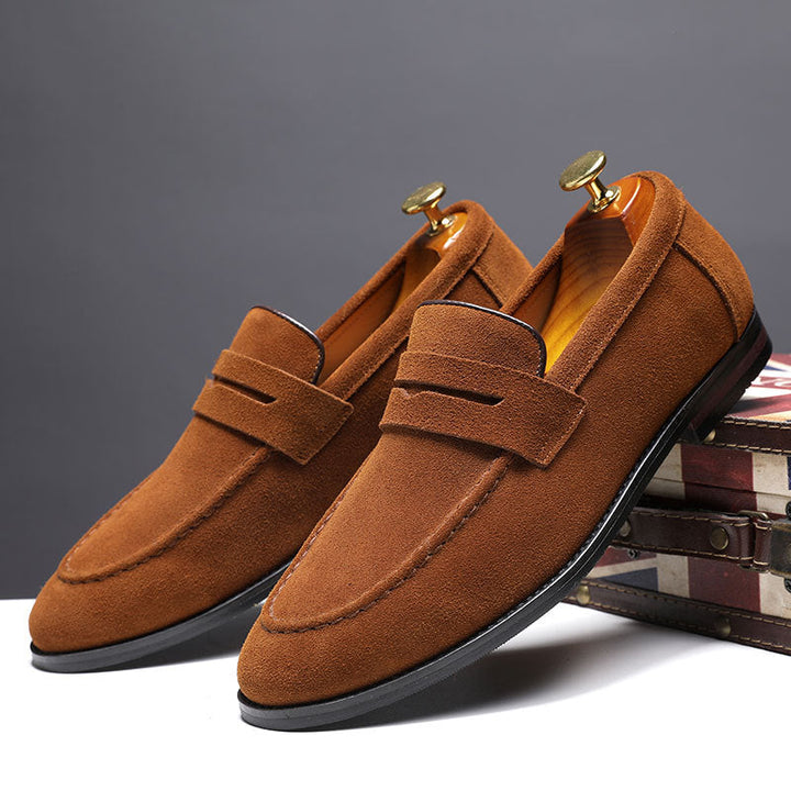 Klassische Herren Loafer, Slip-On Design für einfaches Anziehen. Ideal für Büro und Freizeit, bequem.