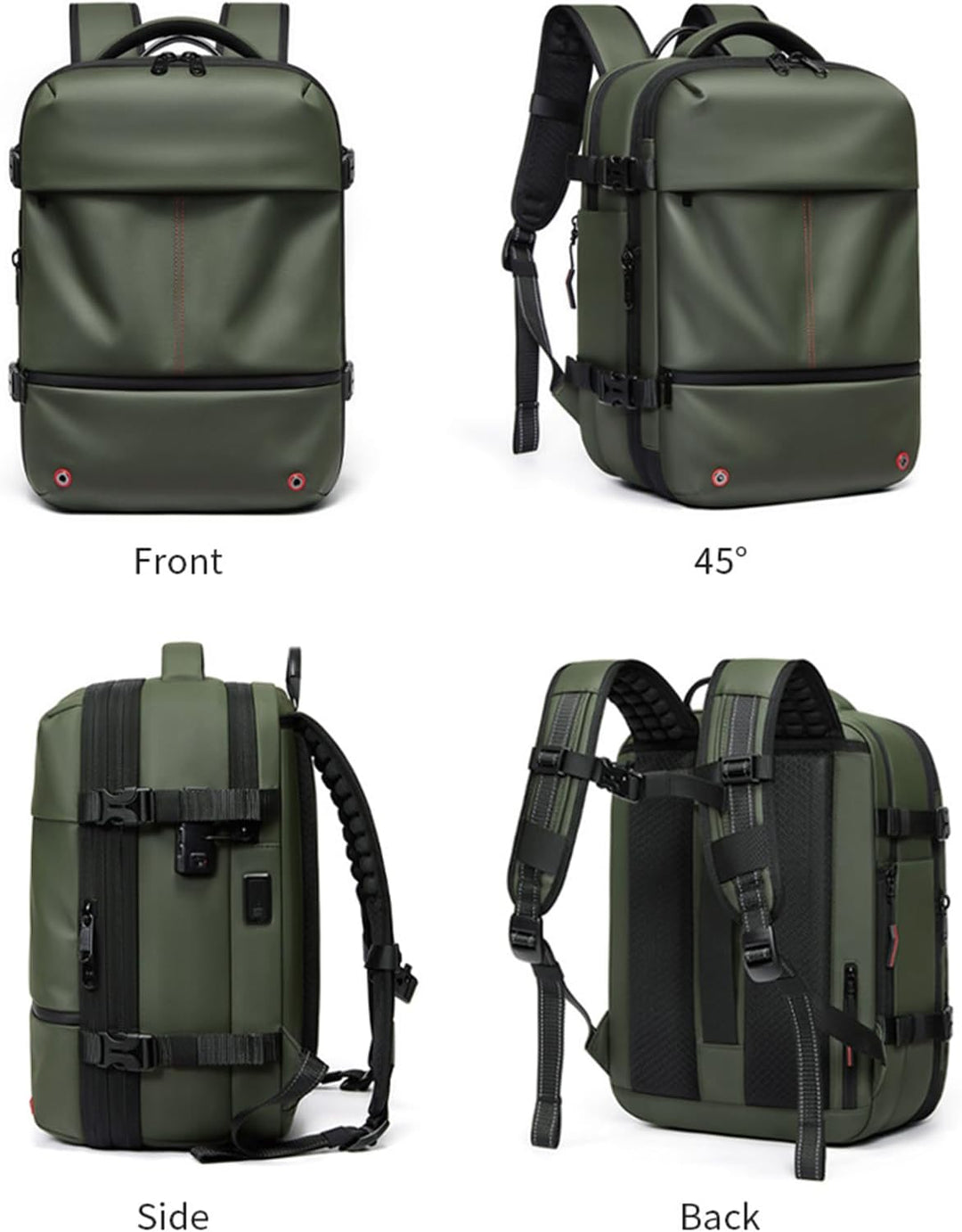Arvid Outdoor Reiserucksack für Abenteurer: wasserdicht, strapazierfähig & platzsparend mit Vakuum.