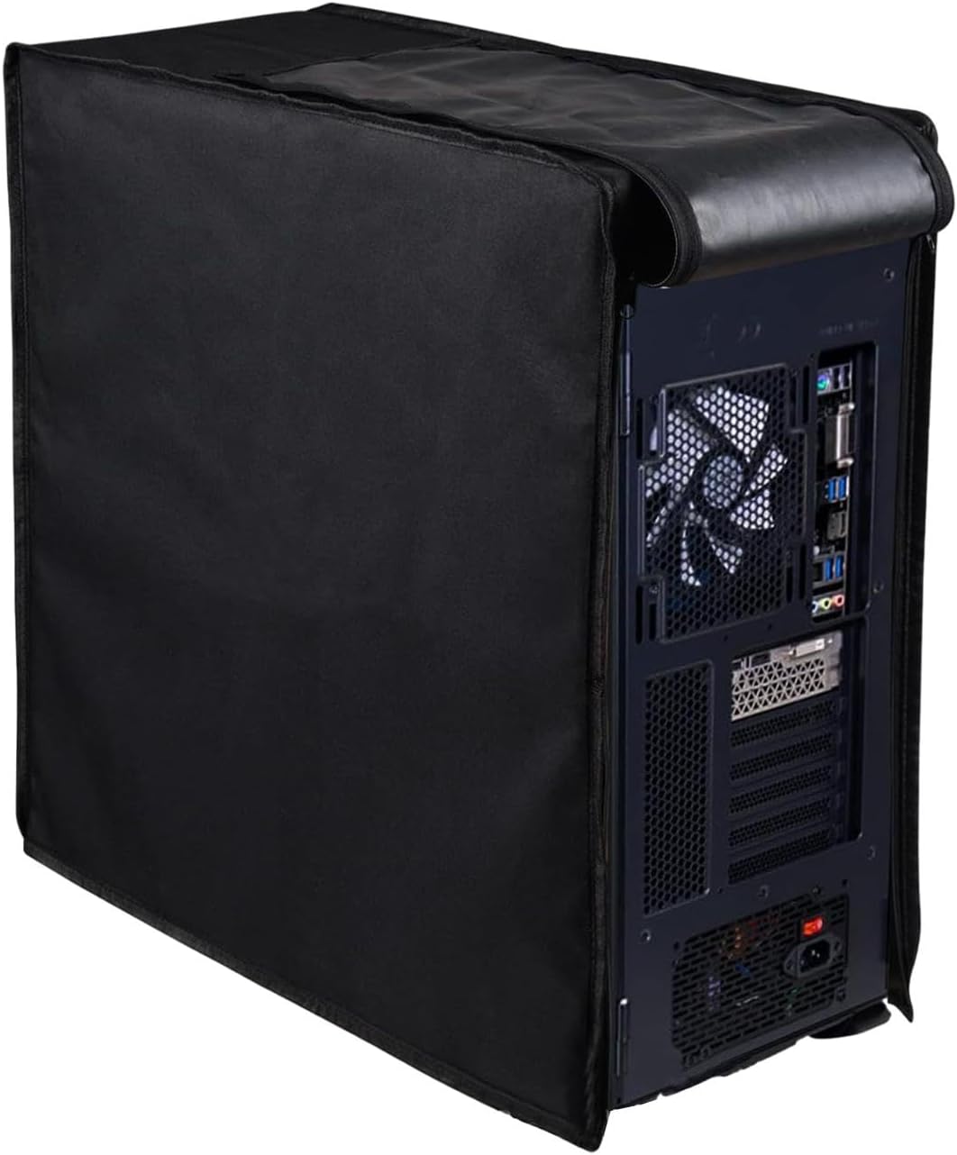 Wasserdichter CPU Staubschutzhülle mit Reißverschlüssen schützt Ihren PC effektiv vor Staub und Spritzwasser. [[lstfy-media:1]]