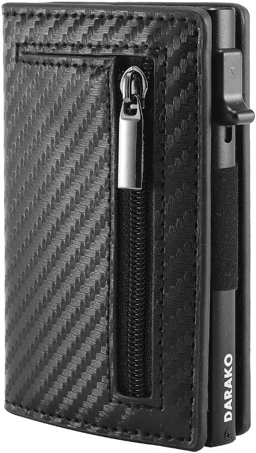 CoreSlide Slim Wallet unisex mit Münzfach und RFID-Schutz, praktischer Kartenhalter mit Schnellzugriff.