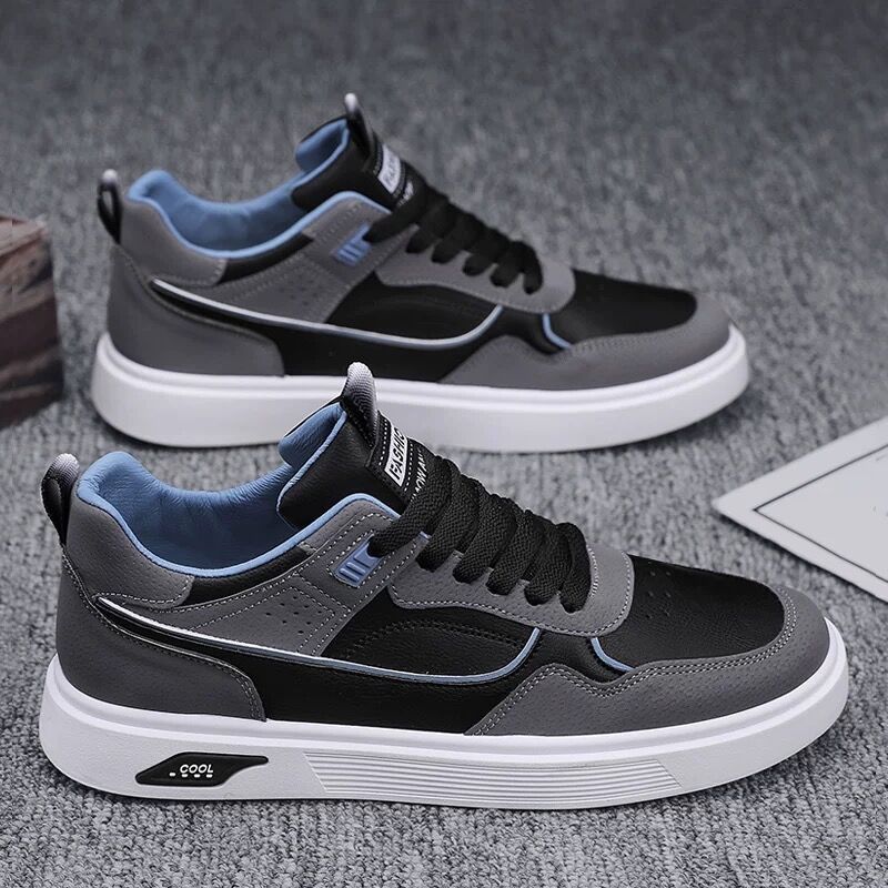 Bequeme Herren Alltagsschuhe: Atmungsaktive Low-Top Sneaker mit Schnürung für Urban Casual Look und Komfort.