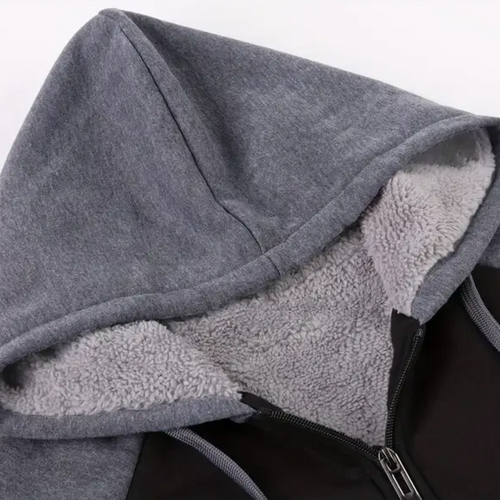 Bequemer Herren Kapuzenpullover "Niels", gefüttert für optimalen Wärmeschutz im Winter.