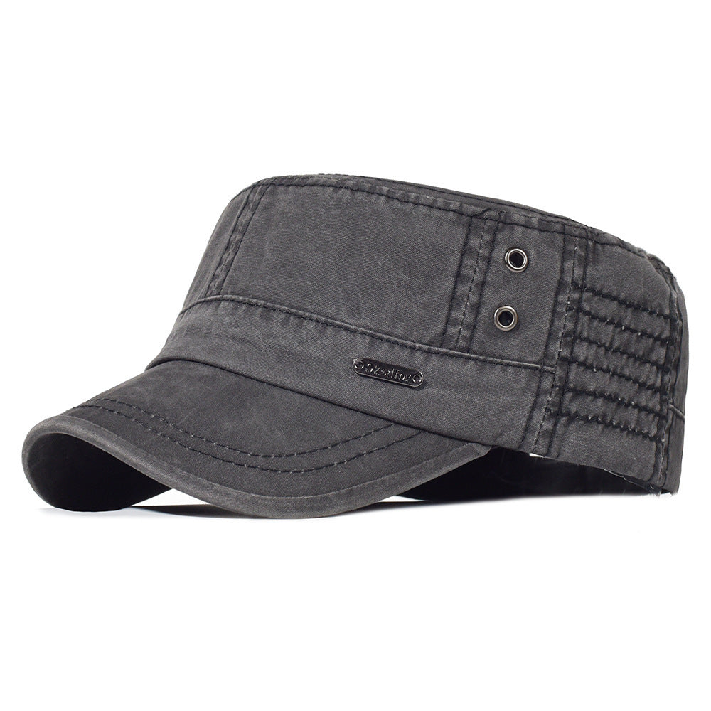 Lässige Militär-Kappe für Herren, verstellbar & bequem, perfekt für den urbanen Streetwear-Stil.