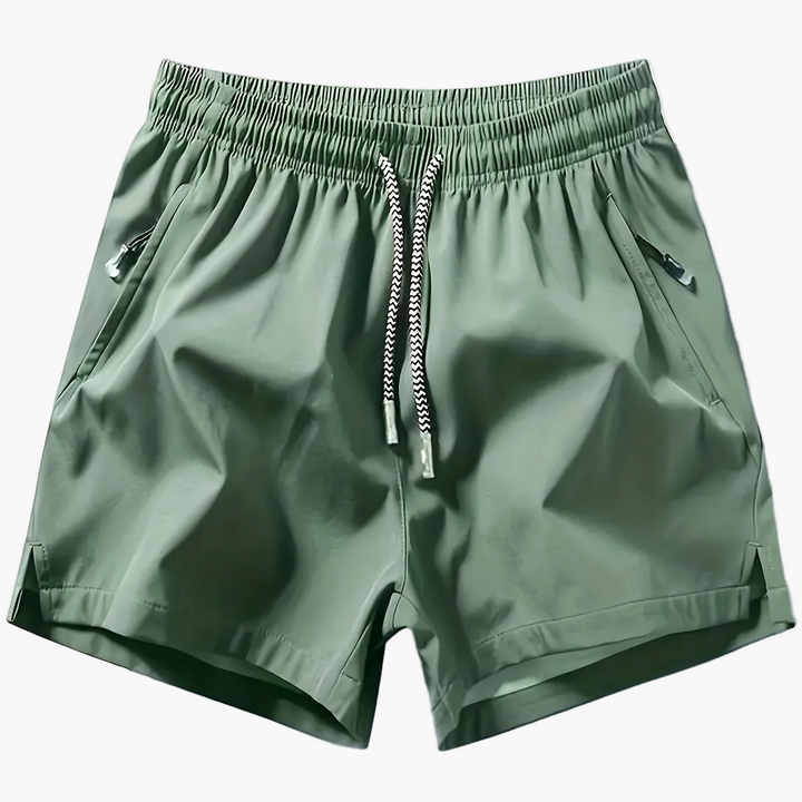 Sommerliche Herren Sportshorts, leicht & bequem, mit funktionellem Design für Training & Entspannung.