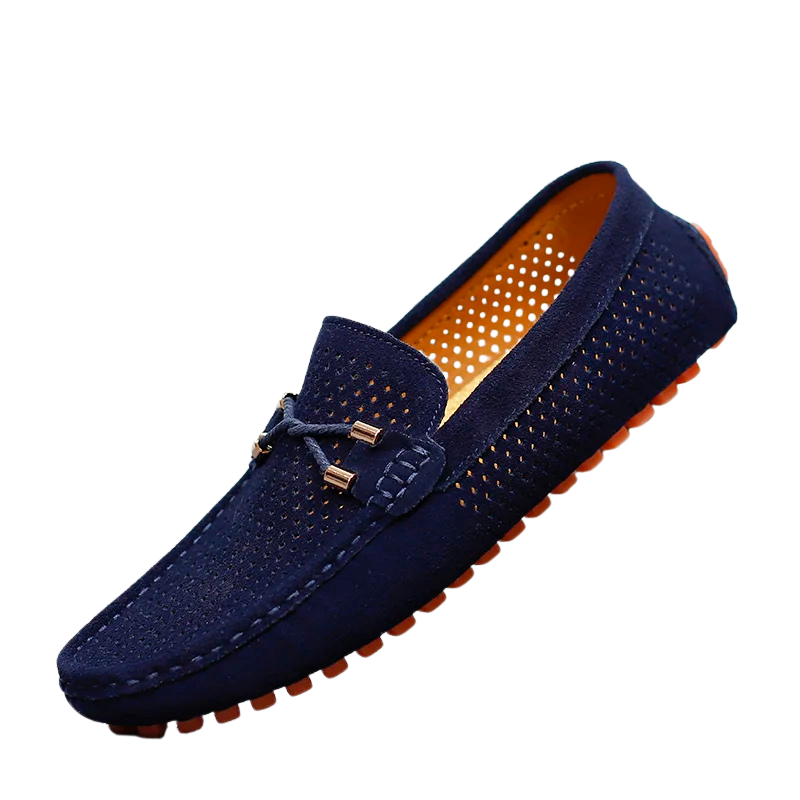 Elegante Herren Slip-On Loafer. Bequeme Freizeitschuhe für Sommer, ideal für Casual- und Büro-Outfits.