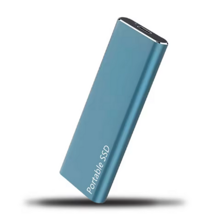 Tragbare 1TB USB-C Festplatte, ideal für schnelle Datenübertragung und als externer Datenspeicher für PC & Mac.