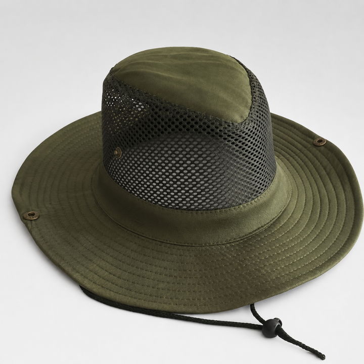 Robuster Polyester Sonnenschutzhut, unisex, perfekt für Strand & Garten.