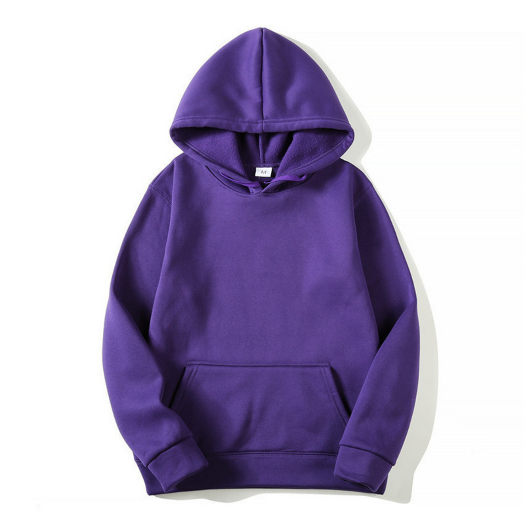 Gemütlicher Unisex-Hoodie aus extra weichem Stoff, ideal für kalte Tage und zum Entspannen.
