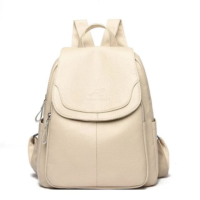 Hochwertiger Unisex Rucksack mit umfassendem Diebstahlschutz, inklusive RFID- und versteckten Reißverschlüssen.