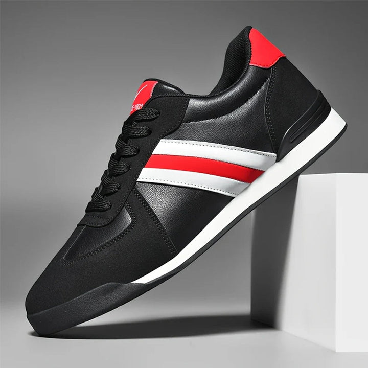 Stilvoller Herren-Sneaker mit Streifen, ideal für Freizeit und Alltag. Ultimativer Komfort und sportlicher Look.