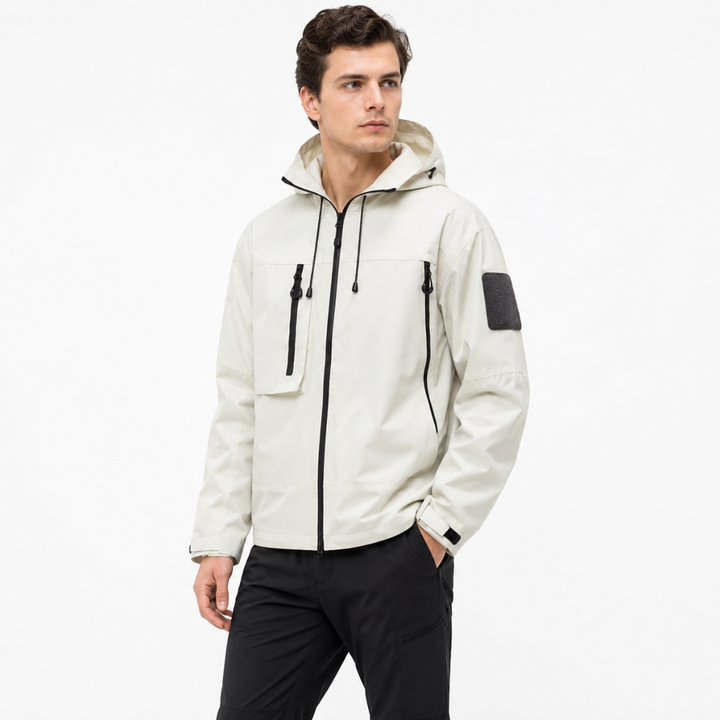 Funktionale Herren Freizeitjacke, wasserdicht & winddicht, für Alltag und leichte Outdoor-Touren.