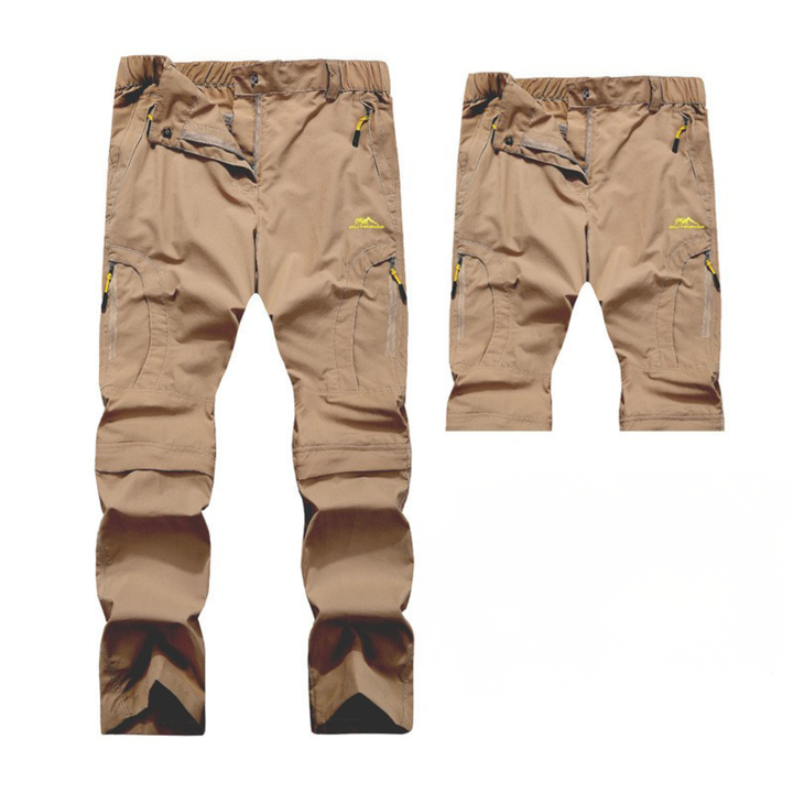 Hochwertige Herren Outdoorhose mit Zip-Off. Strapazierfähig & wasserabweisend für jede Herausforderung.