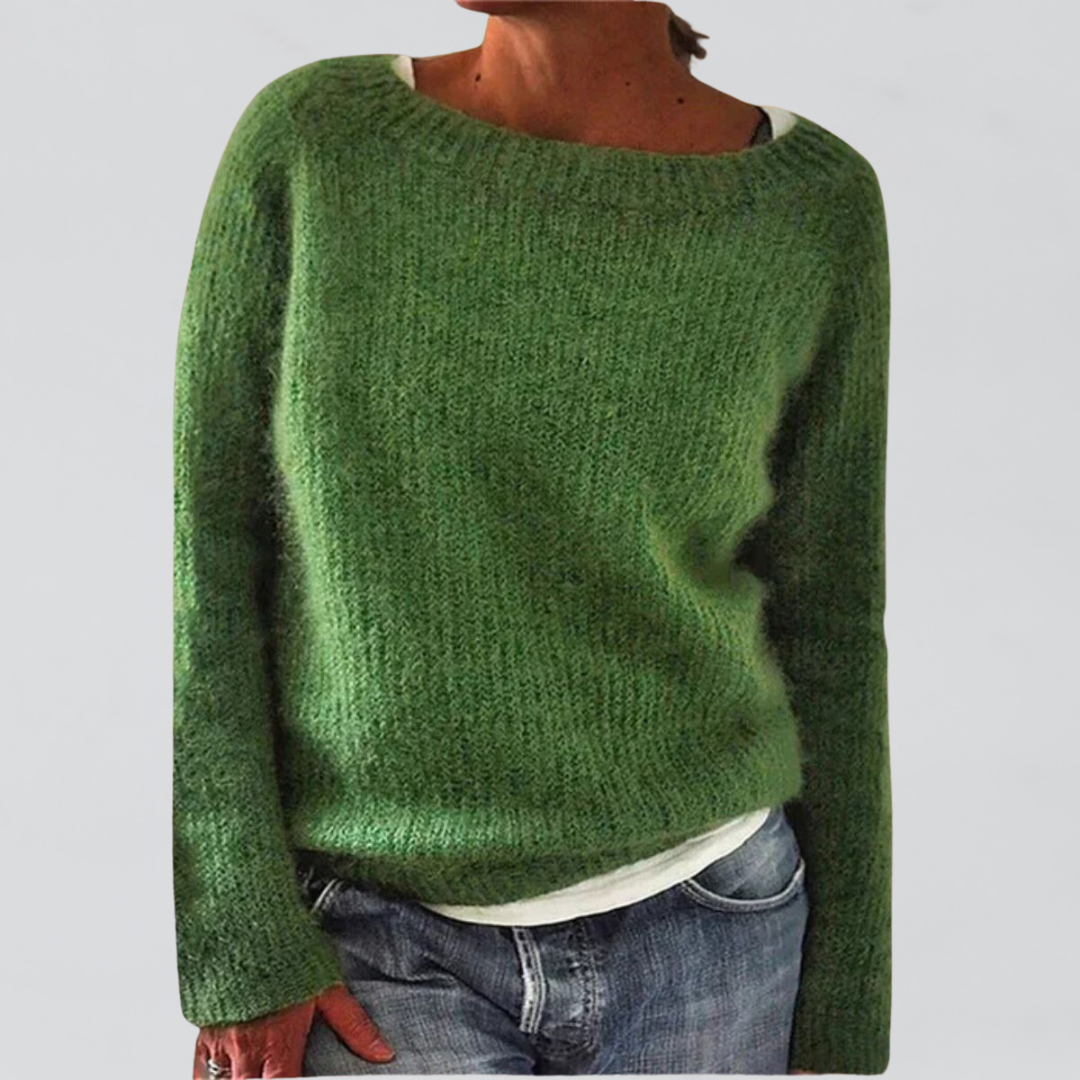 Gemütlicher & stilvoller Damen Strickpullover für Freizeit, Herbst- und Wintermode, kombiniert Komfort und Eleganz.