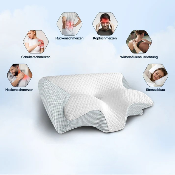 Premium Arosa Unisex Kopfkissen, ergonomisch & unterstützend für jeden Schlaf.