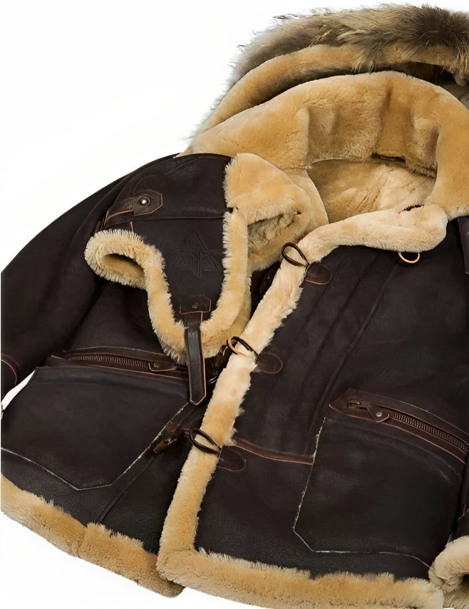 Stilvolle Herren Winterjacke im Bomber-Stil mit Einreiher-Verschluss. Modern und bequem.