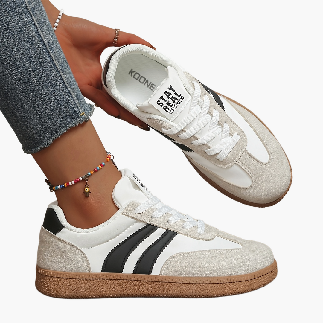 Komfortable Damen Retro Sneaker, vielseitige Freizeitschuhe mit modischem Charme.