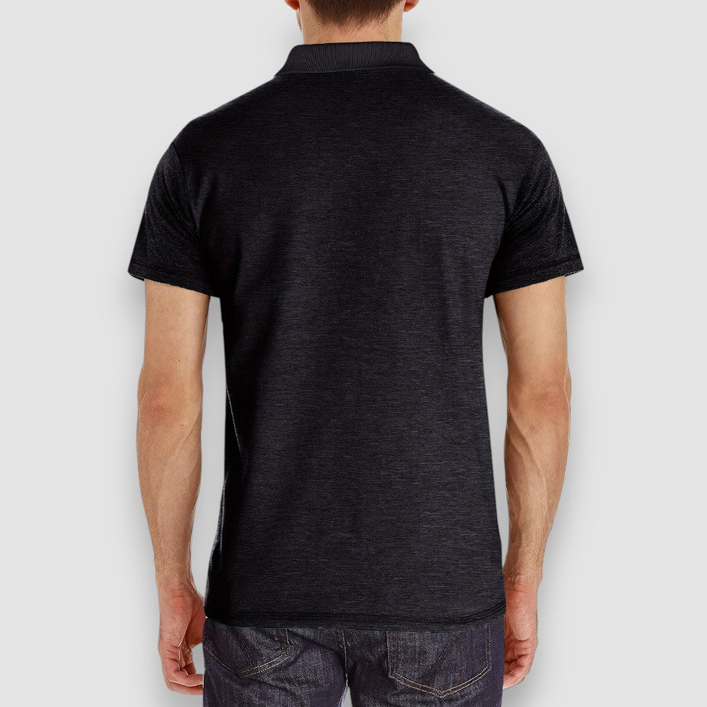 Schickes Herren Poloshirt mit Knopfleiste, ideal für Büros oder Casual Friday Look, frühlingstauglich.