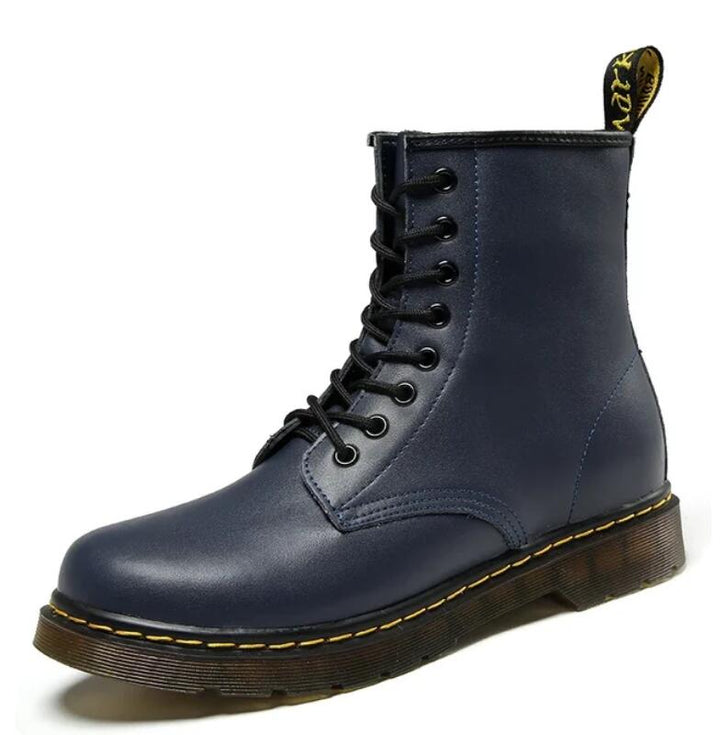 Vorderansicht der Damen Schnürstiefel. Rutschfest, stoßdämpfend und gepolstert, ideal für Outdoor.