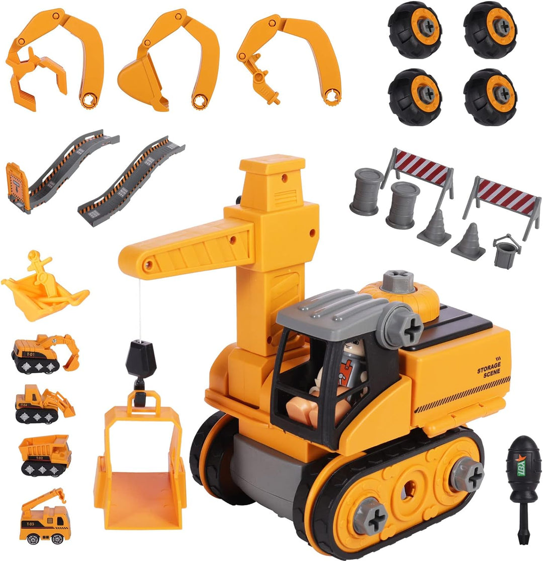 Nahaufnahme robuster ABS-Kunststoff Bauteile des BuildMaster Konstruktionsspielsets für Kinder.