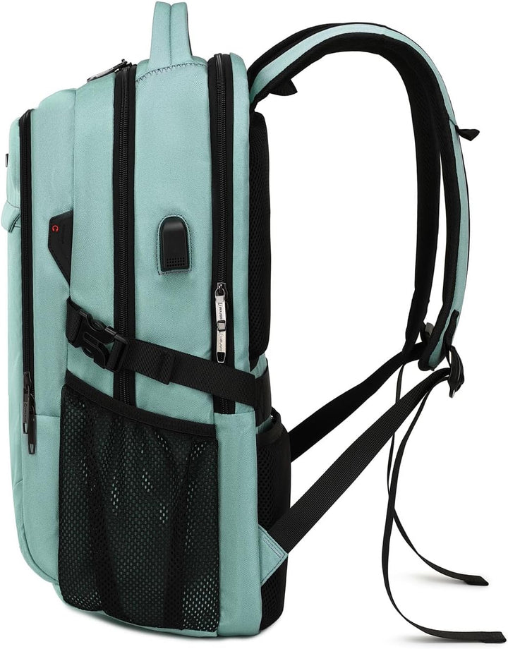 Reiseausrüstung: Unisex Laptoprucksack mit USB, viel Stauraum und wasserdichtem Design.