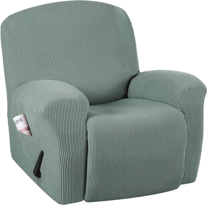 Elastischer Jacquard Sesselbezug für Ruhesessel. Pflegeleicht, fleckenresistent & dehnbar.