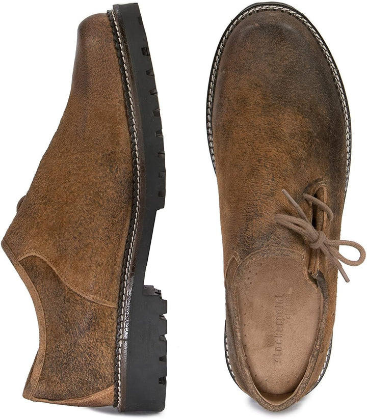 Rustikale Haferlschuhe für Herren. Perfekt für Trachten-Outfits, Oktoberfest & Festzelt. Traditioneller Lederschuh.