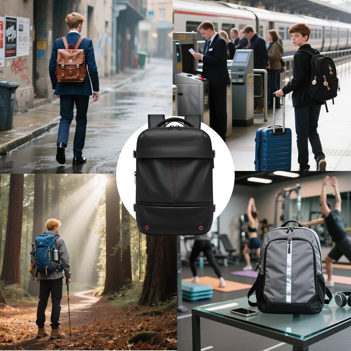 Arvid Rucksack auf Wanderung: wasserdicht, komfortabel, Platz für Outdoor-Ausrüstung. Robustes Reisegepäck.
