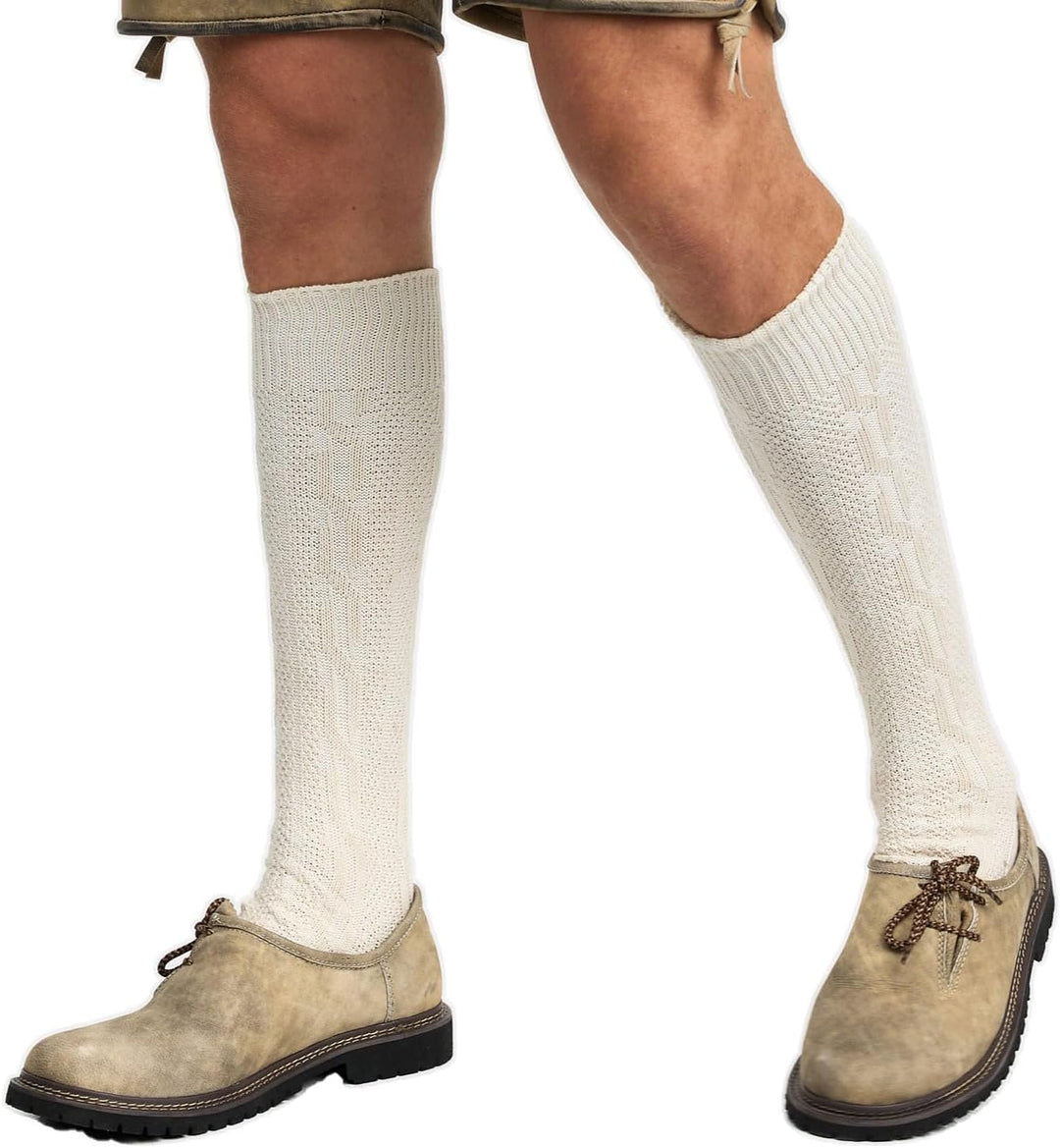 Robuste Trachtenschuhe in Braun, bequem und stilvoll für das Oktoberfest.