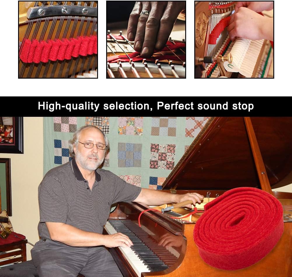 Umfassendes Klavierstimmset, geeignet für Anfänger und professionelle Reparaturen und Musikinstrumentenpflege.
