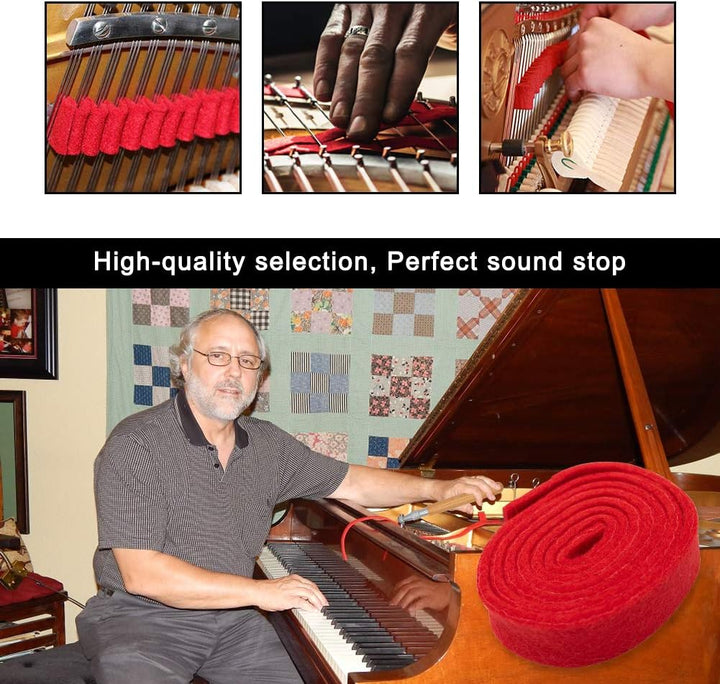 Umfassendes Klavierstimmset, geeignet für Anfänger und professionelle Reparaturen und Musikinstrumentenpflege.