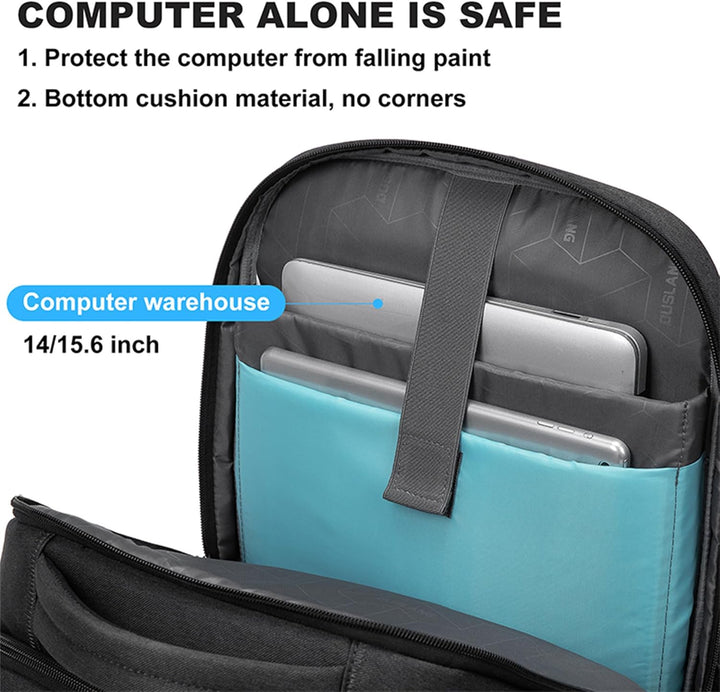 Robuster Unisex Rucksack mit Diebstahlschutz, perfekt als Handgepäck für Reisen & Ausflüge.