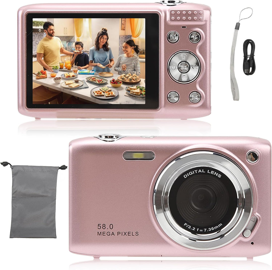 Das Lumora Gadget: 4K Kamera, 58MP Fotos, 16X Zoom. Perfekt für Technik-Enthusiasten.