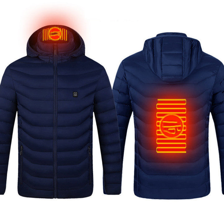 Komfortable Herren-Winterjacke, beheizbar & modern. Ideale Herrenmode für Alltag und Reise.