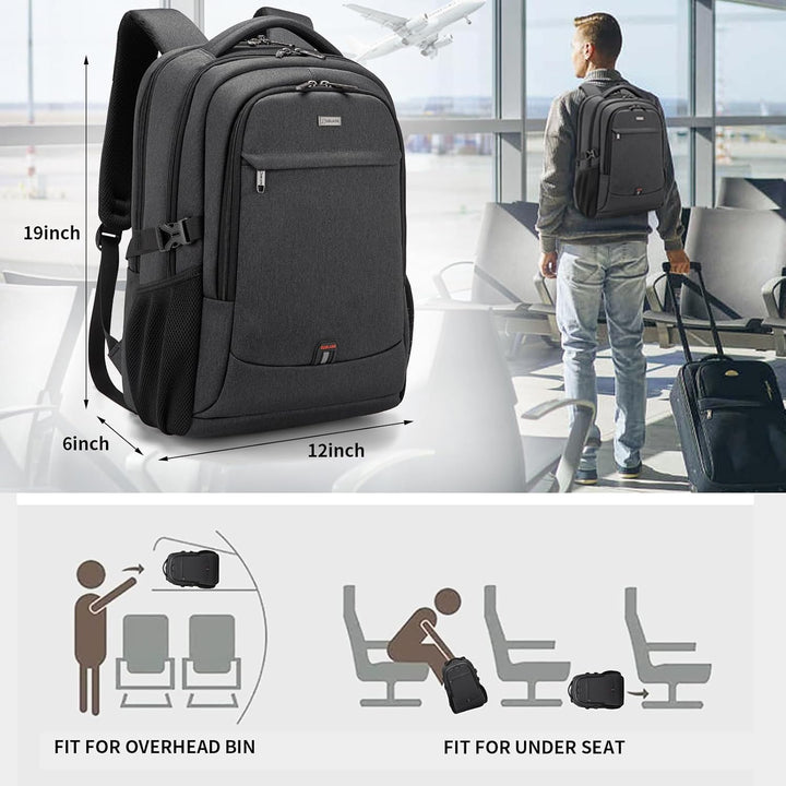 Schulrucksack, wasserabweisend, mit Laptopfach, USB-Anschluss und vielseitigem Stauraum.